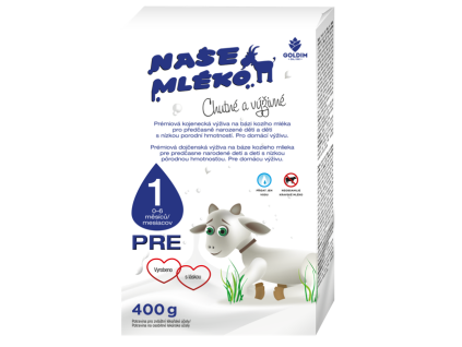 NAŠE MLÉKO PRE 1, 400 g