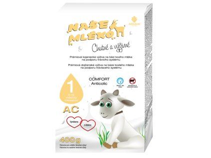 NAŠE MLÉKO AC 1 ANTICOLIC COMFORT, 400 g