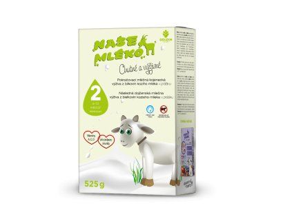 Kojenecké kozí mléko pokračovací NAŠE MLÉKO 2, 525g
